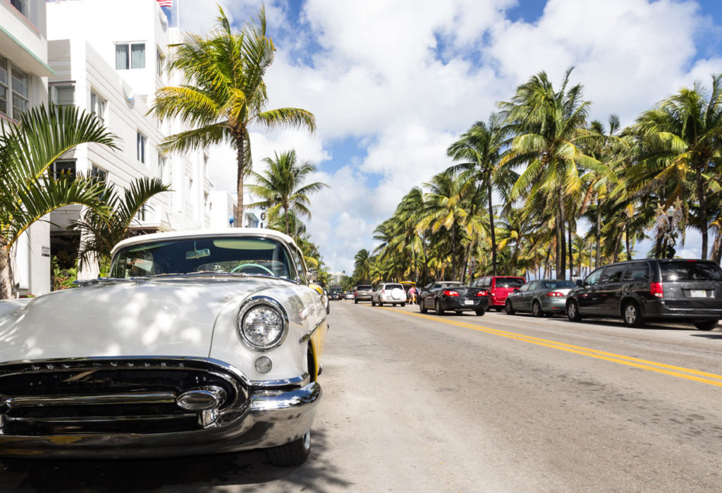 Old car in Florida with a bonded title