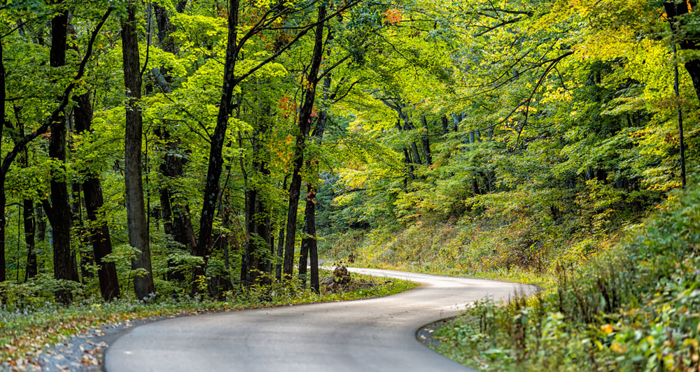 Country road in West Virginia