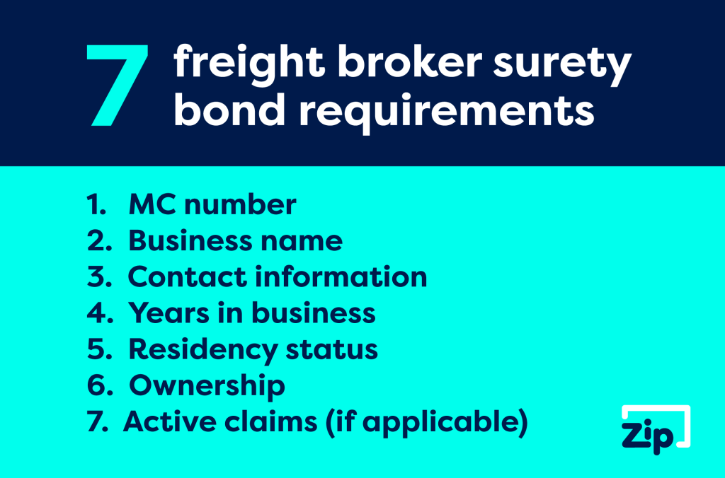 7 requirements when applying for a freight broker bmc-84 bond