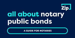 Notary public bonds infographic featured image