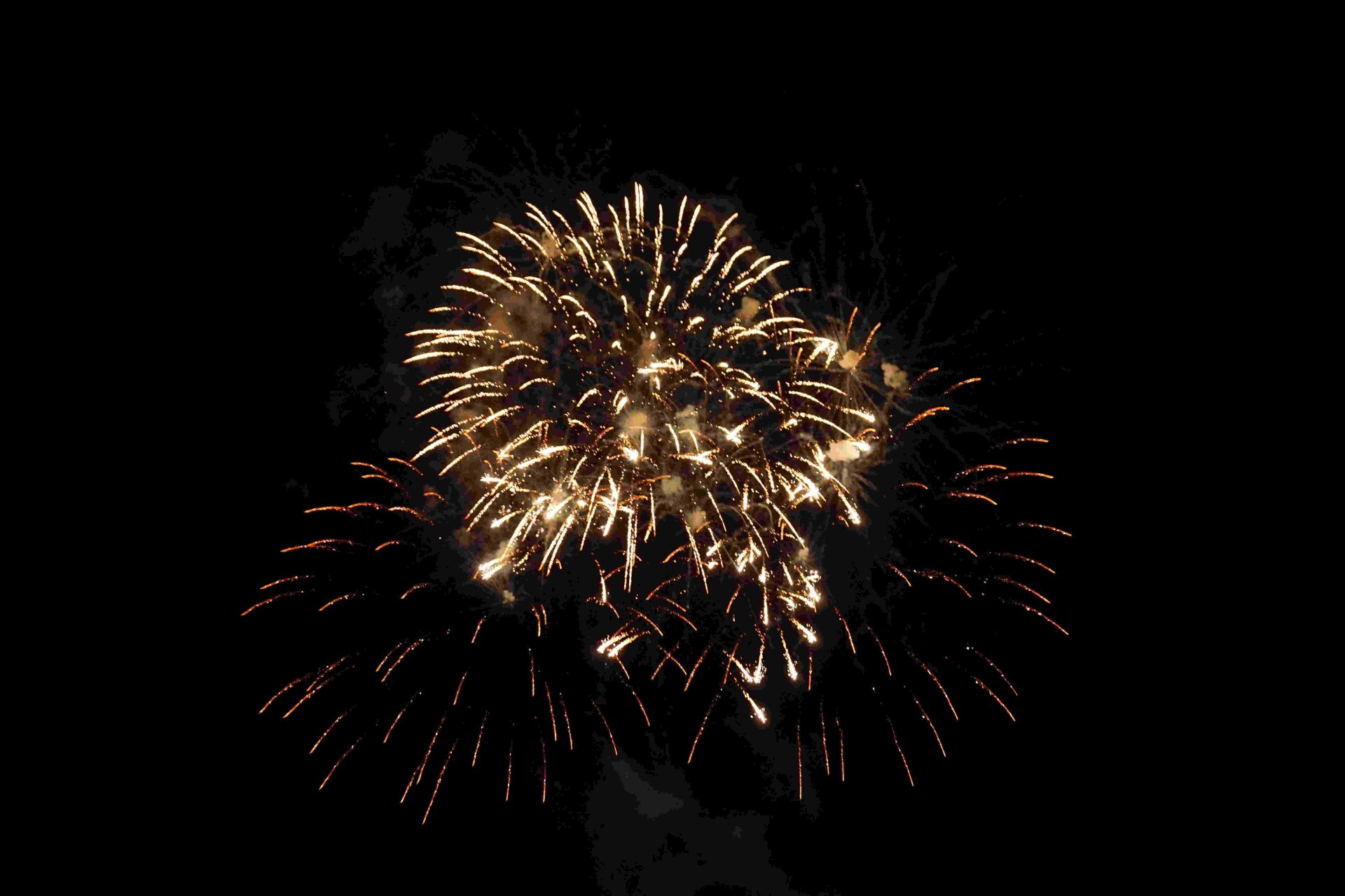 Public fireworks display in Idaho